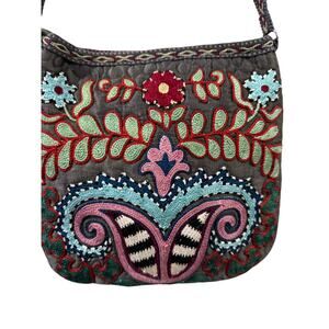 Embroidered Crossbody Purse